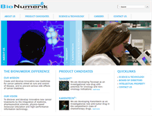 Tablet Screenshot of bionumerik.com